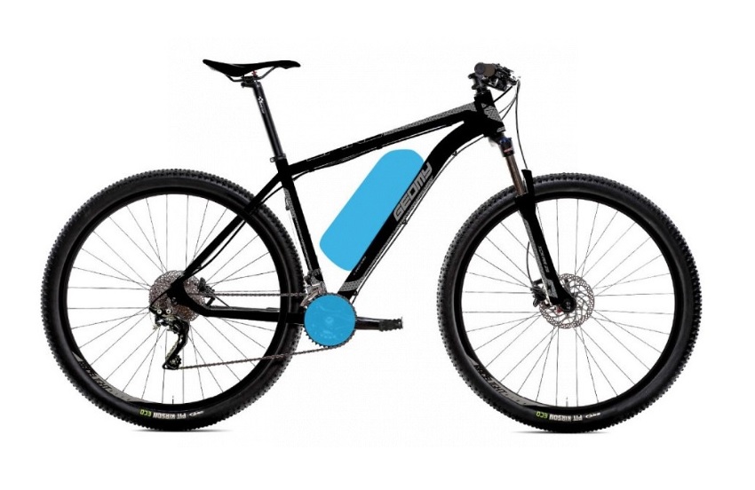 Baterie EVBIKE Battery Frame 48V/19.2 Ah (922 Wh)