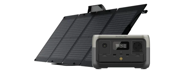 Bateriová stanice EcoFlow River 2 + solární panel EcoFlow Portable Solar Panel 110 Wp