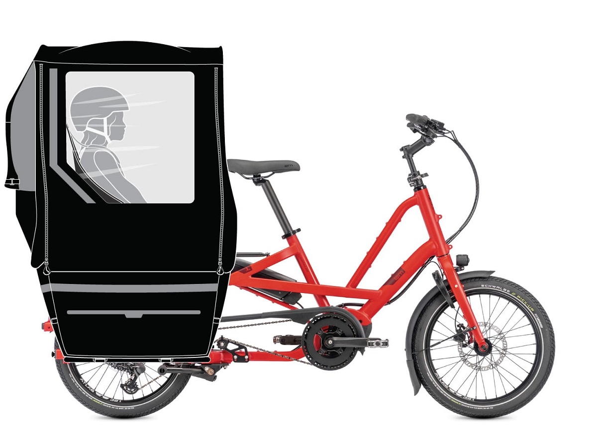 Kompaktní nákladní elektrokolo Tern Quick Haul Long D9