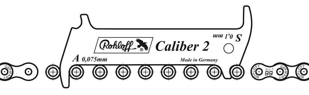 Měrka na řetěz Rohloff Chain Calliber 2