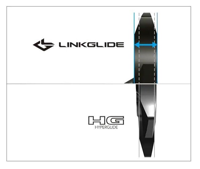 Porovnání pastorků Shimano LinkGlide a Shimano HyperGlide