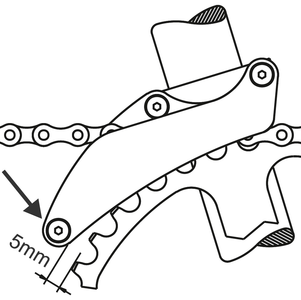 Vodítko řetězu Rohloff SpeedHub Chain Guide CC