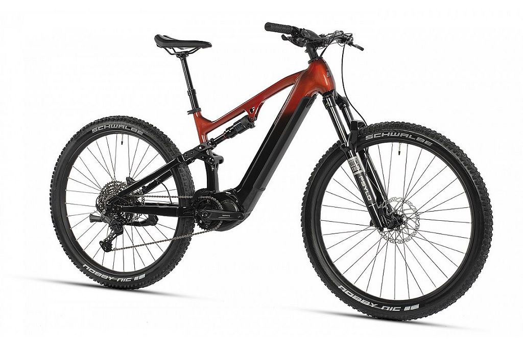 Celoodpružené horské elektrokolo Maxbike Maya